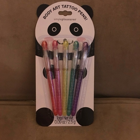 Simple Pleasures Other - Simple Pleasures Body Art Tattoo Pens New